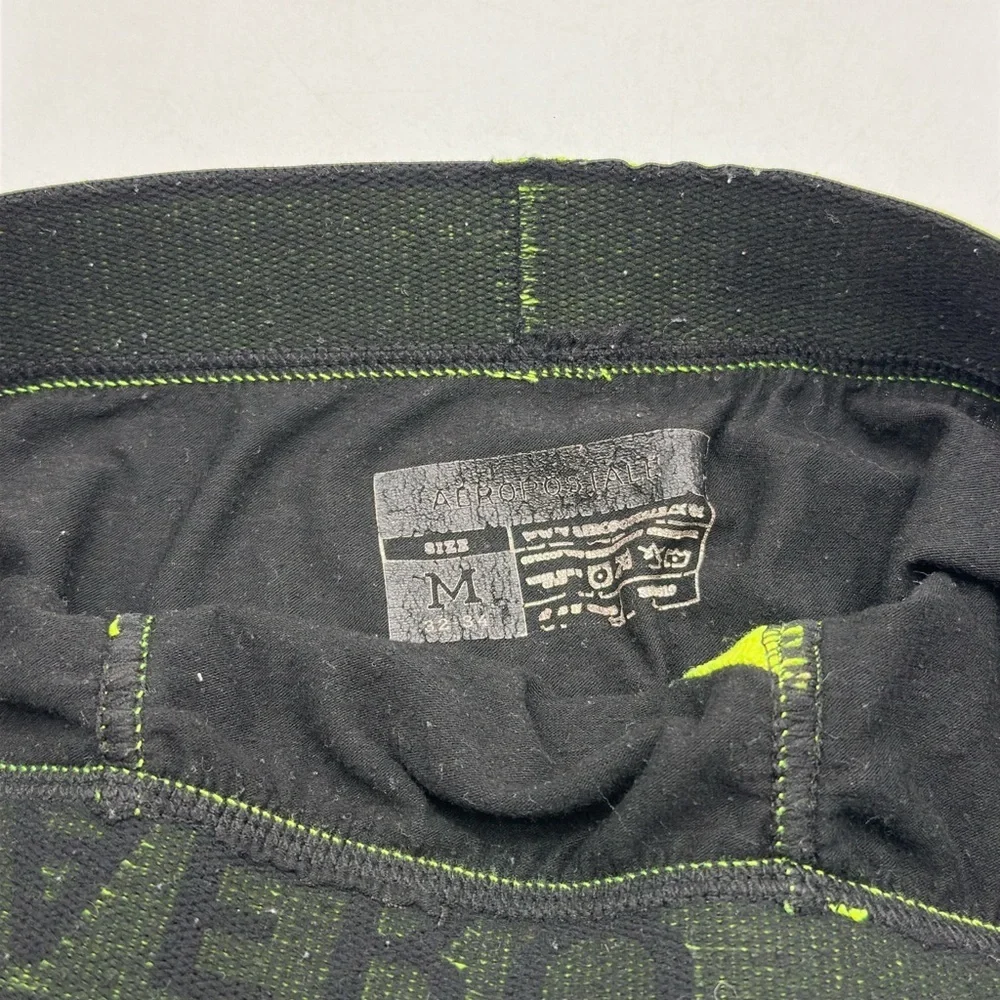 Aeropostale Boxer Brief Size Medium 2 Count Fly-Front Cotton Stretch Pink &Green